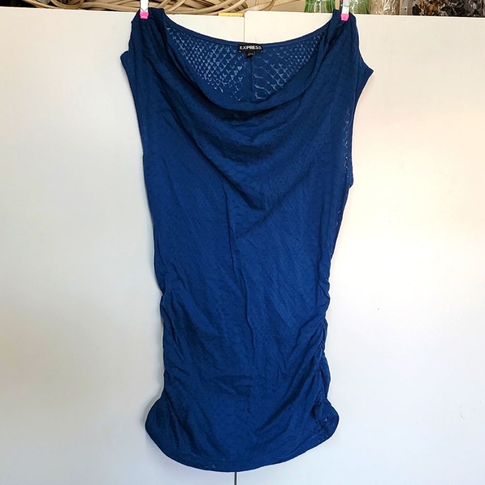 Express women's sleeveless touched top size m